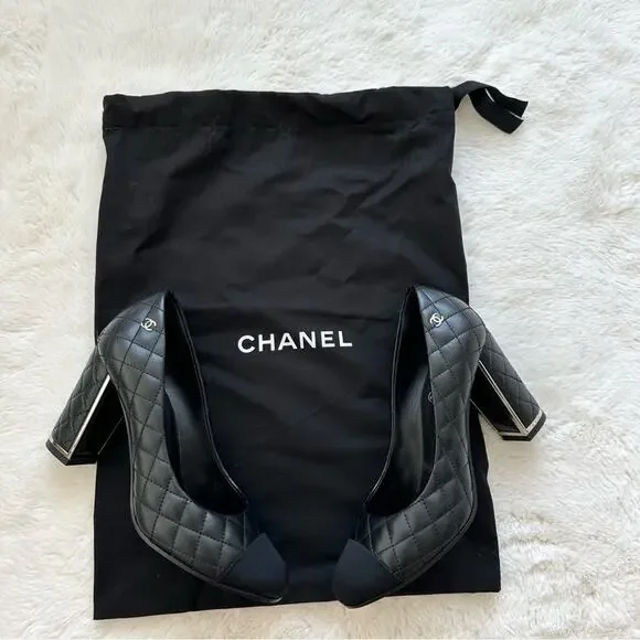 CHANEL women high heel shoes size 36 EU Authentic Retail 1450$ - Picture 10 of 10